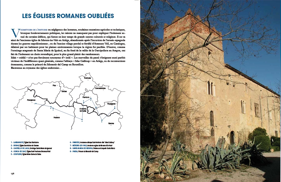 Apercu du guide Pyrénées romanes par Julie Vivier et Sylvain Lapique : les églises romanes oubliées