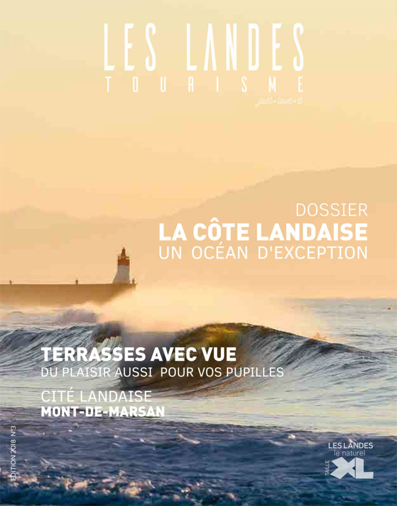 Mag Les Landes 2018 du CDT 40. Rédaction de contenus.