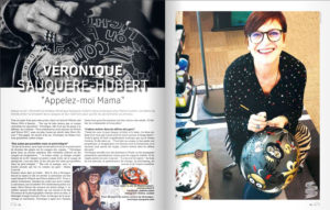 Mag Les Landes 2018 du CDT 40. Rédaction de contenus. Portrait de Véronique Saüquere-Hubert, alias Mama Custom